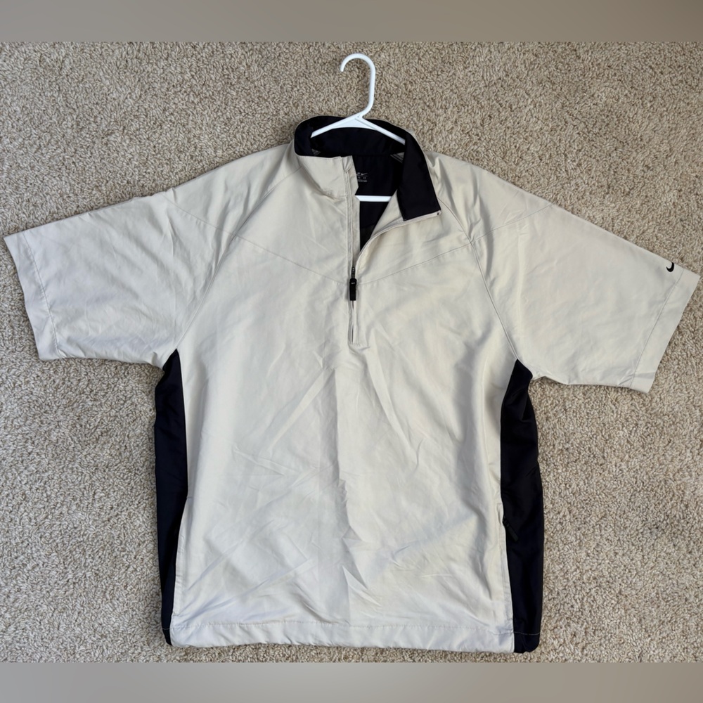 Nike Golf quarter zip short sleeve pullover windbreaker/ jacket